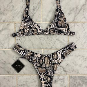 Snakeskin bikin set
